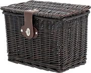 AMIGO - Fietsmand - Type bakkersmand - 9 Liter - Donkerbruin