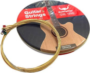 Set van 6 Gitaarsnaren voor Klassieke Akoestische Gitaar - Professionele Stalen Snaren - 6 Snaren - Europese Kwaliteit - Guitar Strings - Met Opbergbox