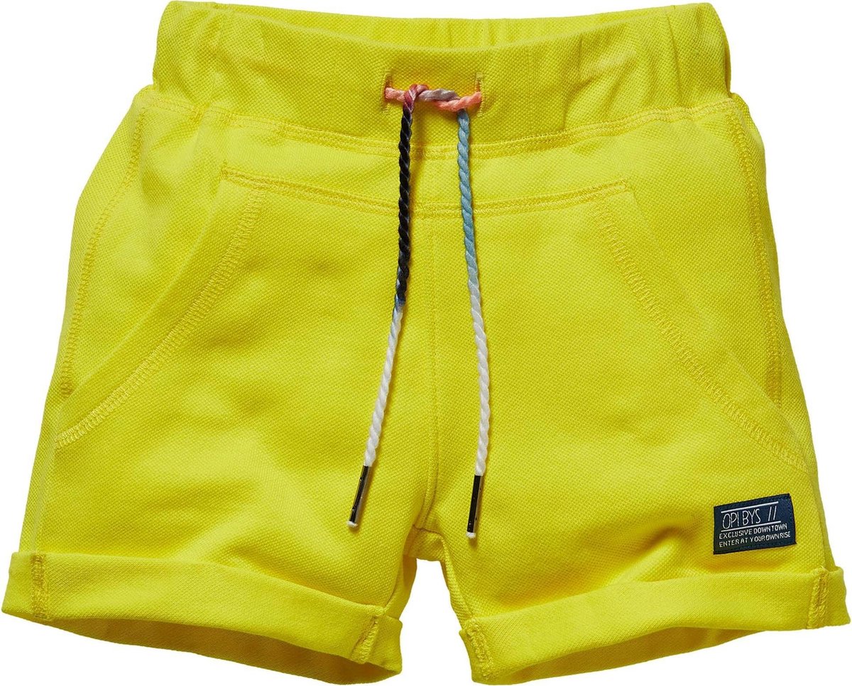quapi baby jongens korte joggingbroek Gique Blazing Yellow