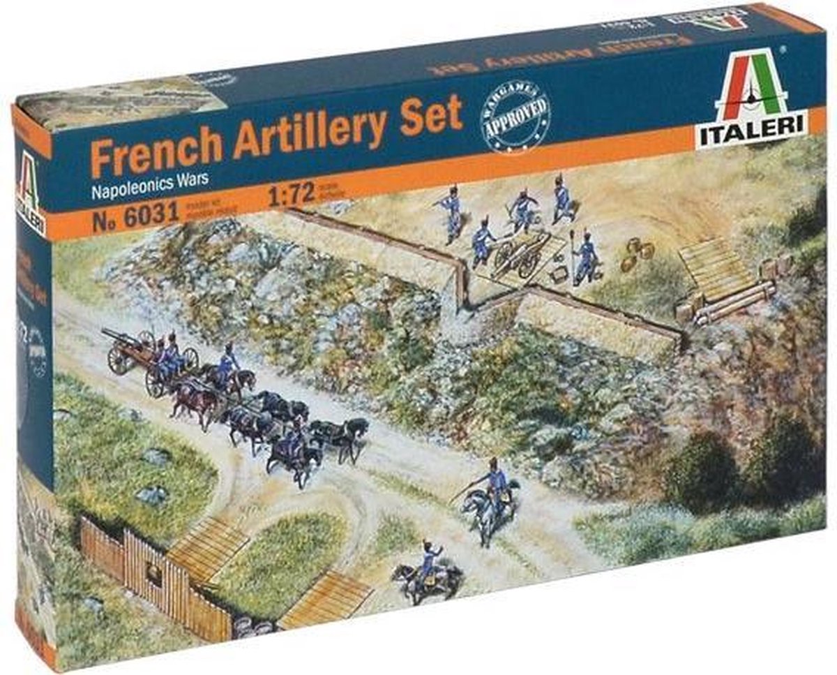 Italeri - French Artillery Set (Nap.wars) 1:72 (Ita6031s)