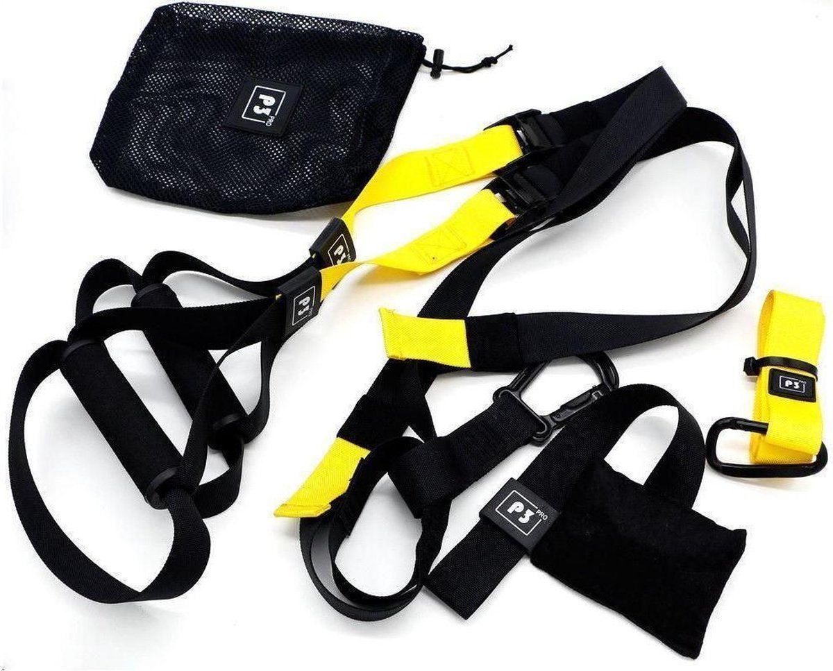 TRX - Resistance band - Suspension Trainer - Vican - Fitness thuis - Handdoekje inbegrepen