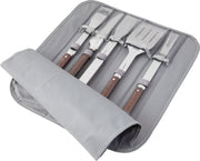 Zesdelige barbecueset met vouwtas