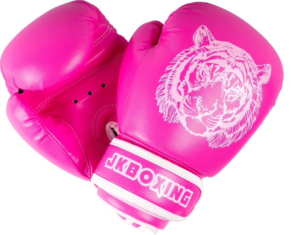 JKBOXING bokshandschoenen 6 oz. roze