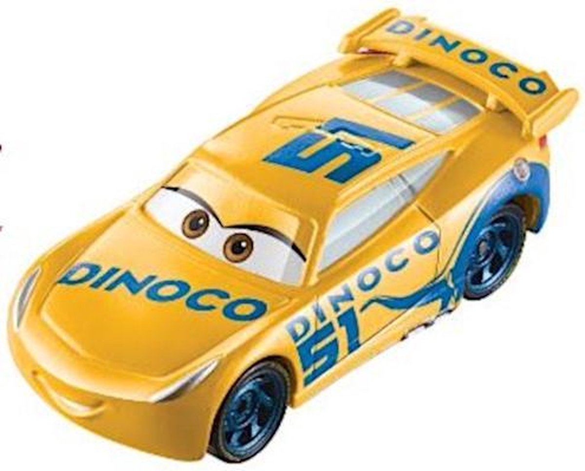 Disney Speelgoedauto Pixar Dinoco Cruz Ramirez Oranje/geel