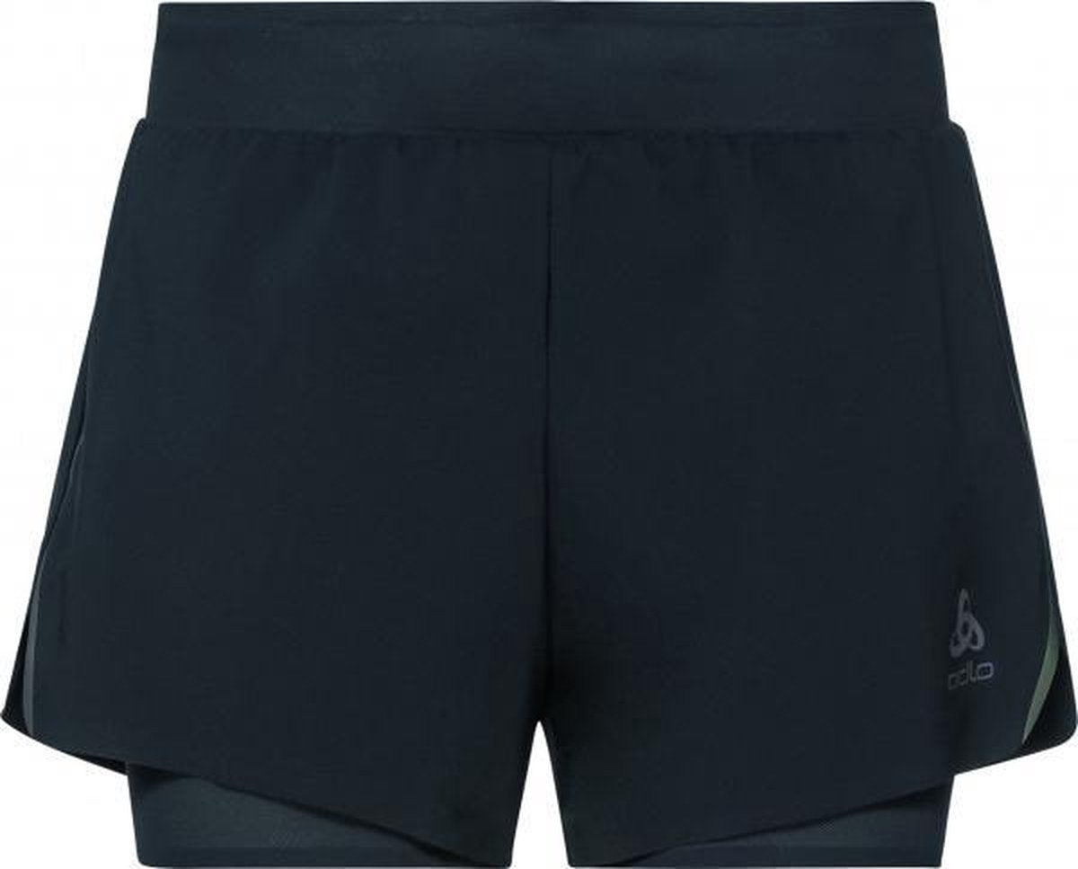 ODLO Zeroweight 3'' 2in1 Short Dames - zwart - maat S