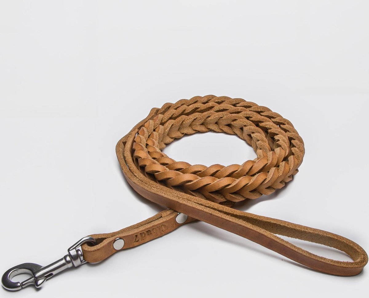 Lederen Riem Central Park Camel (Large)