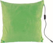 Massagekussen - groen - massageapparaat met infrarood warmtefunctie - adapter voor auto - gekleurde wasbare hoes - Comfy