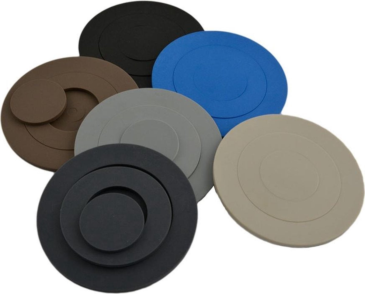 onderzetters Mix-it set 6 stuks | blauw