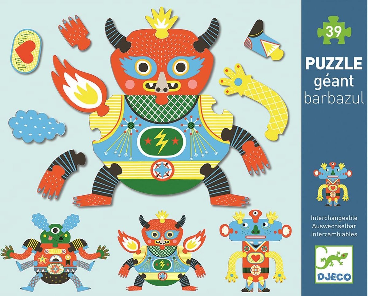Djeco - Crazy Puzzel Barbazul