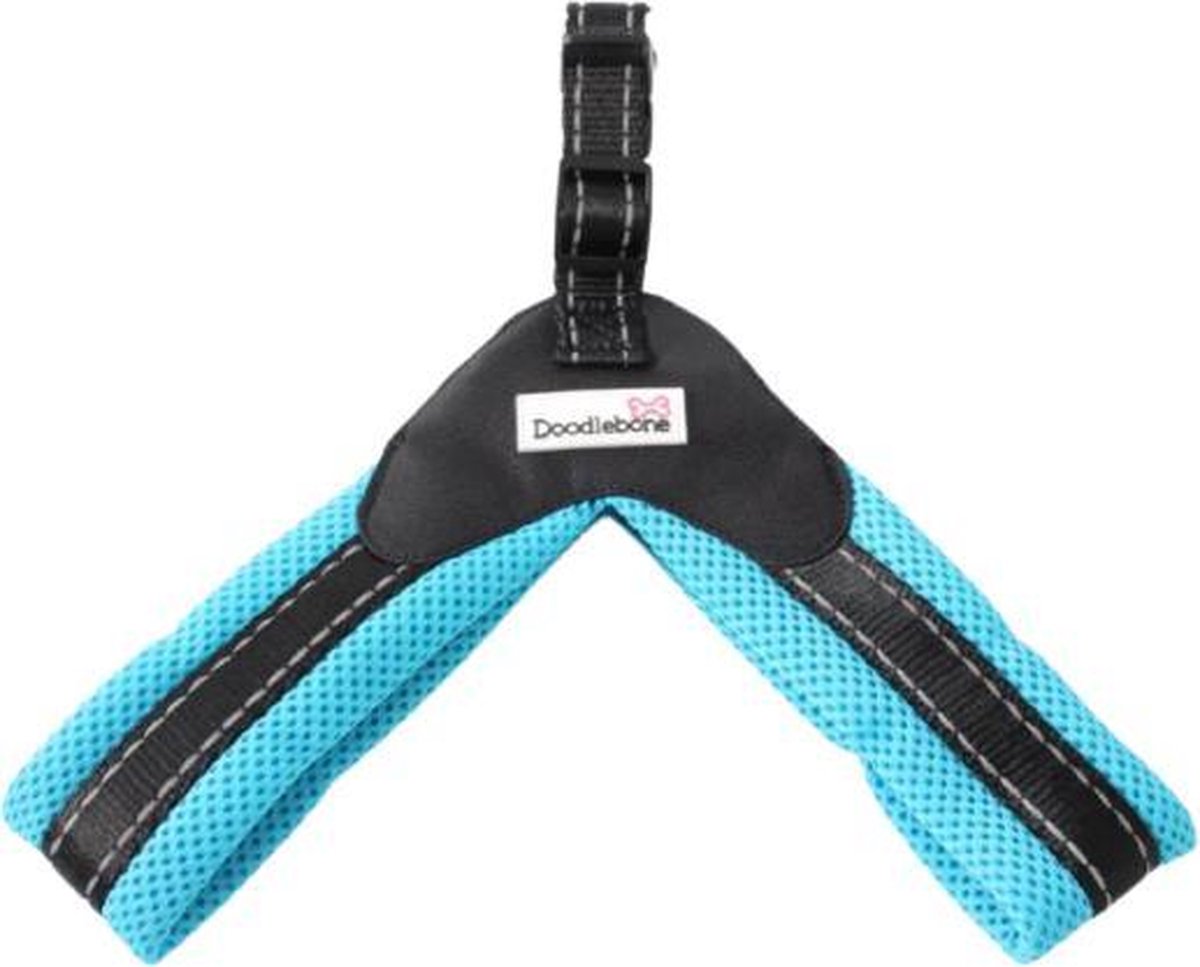 Doodlebone Hondentuigje Boomerang 46-50 Cm Airmesh Blauw