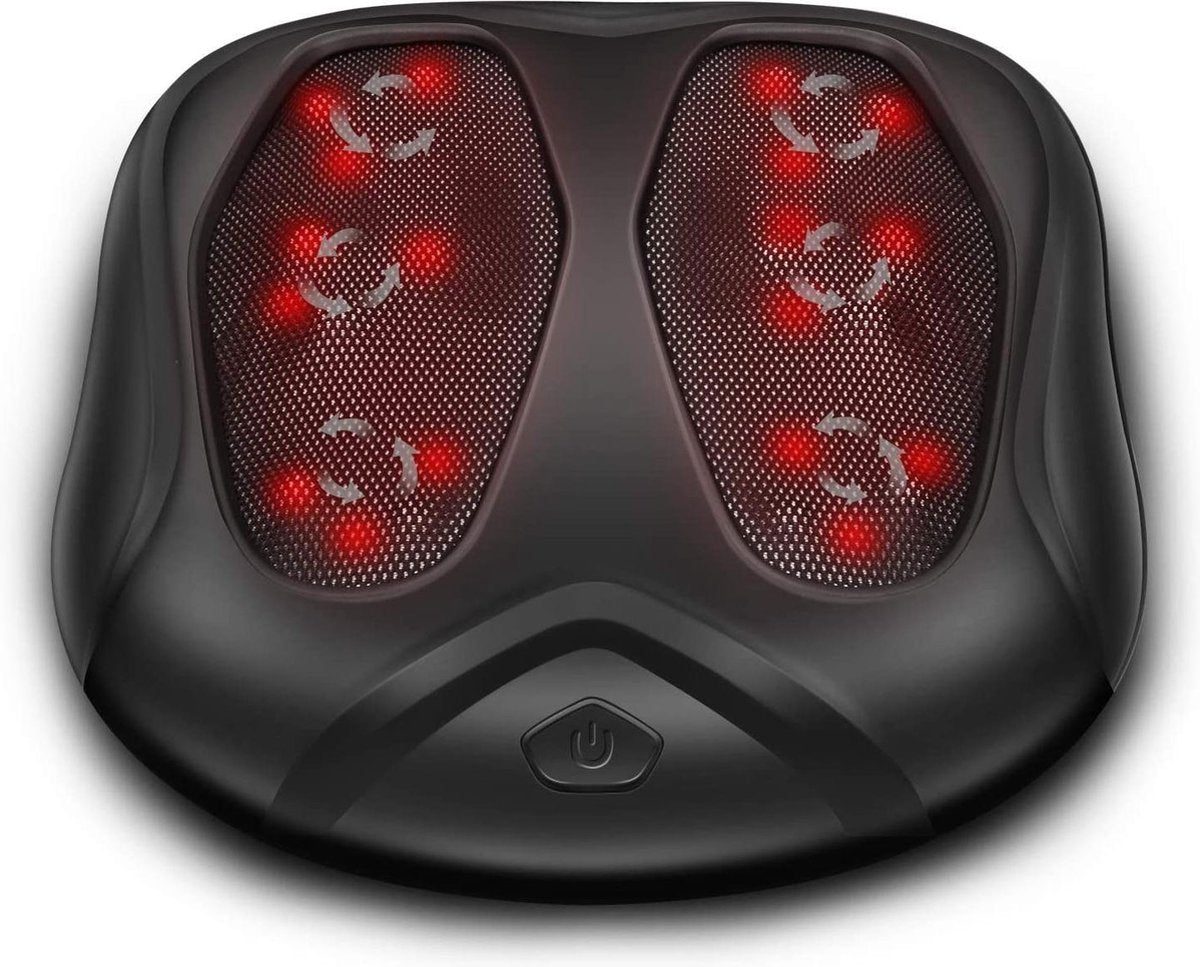 Voetmassage - Zinaps Foot Massager met rustgevende hitte Shiatsu Elektrische voetmassager voor plantaire fasciitis