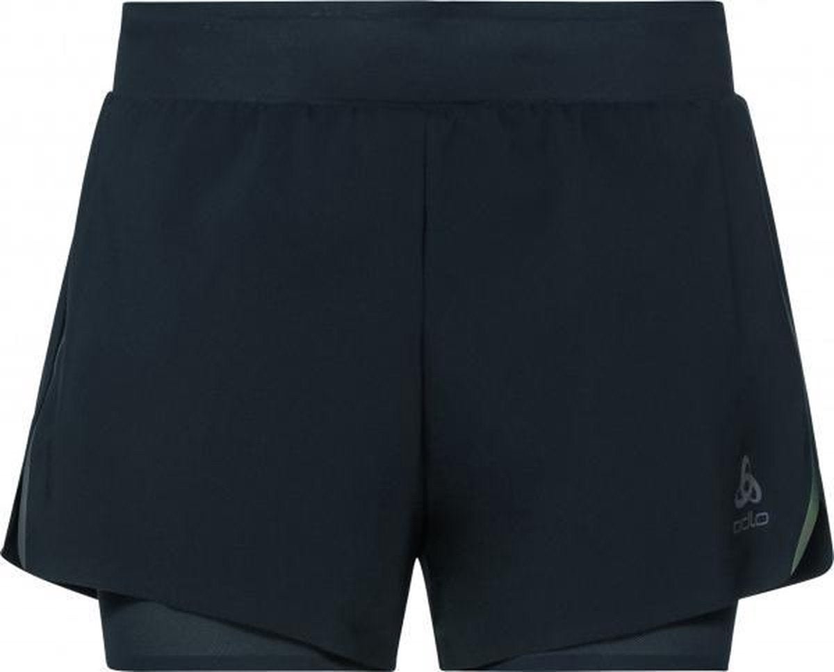 ODLO Zeroweight 3'' 2in1 Short Dames - zwart - maat L