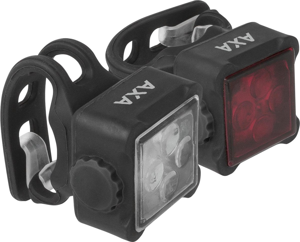 AXA Niteline 44-R Fietsverlichtingsset - USB - LED