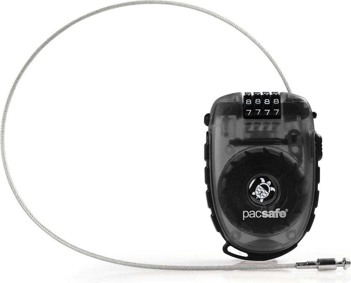 Pacsafe Retractasafe 250-Anti diefstal 4 cijferig Kabelslot-Bruin (Smoke)