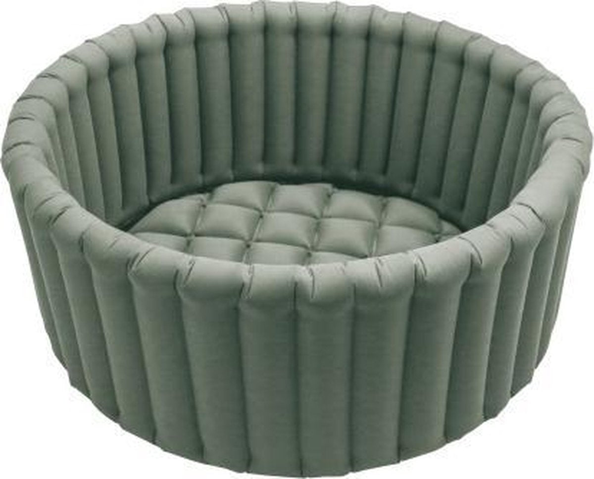 Everearth Opblaasbare Ballenbak Groengrijs 90 Cm