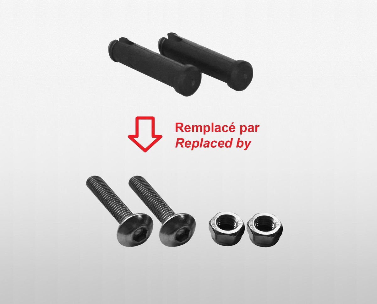 Goïot plastic Scharnierpin Ø8mm (2 stuks) voor Tradition Dekluik
