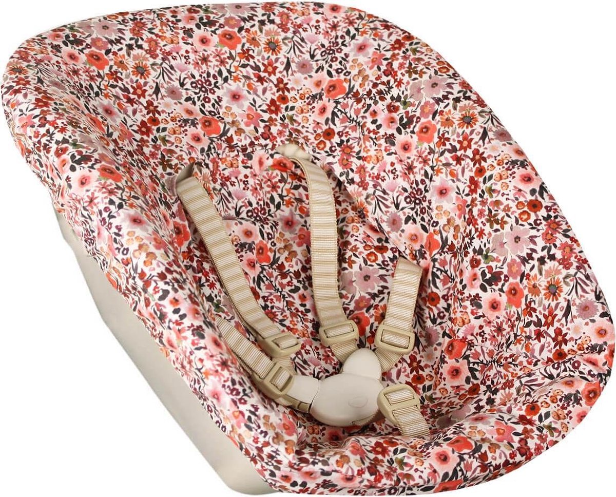 Ukje Stokke Newborn Hoes voor TrippTrapp - Roze bloemen