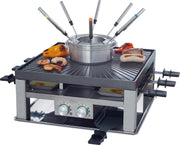 Solis 3 in 1 Combi Grill 796 Grill Apparaat - Gourmetstel 8 personen