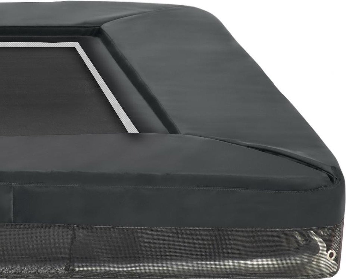 Etan Premium Gold Trampoline Inground Beschermrand - 281 x 201 cm / 0965 ft - Grijs - Rechthoekig