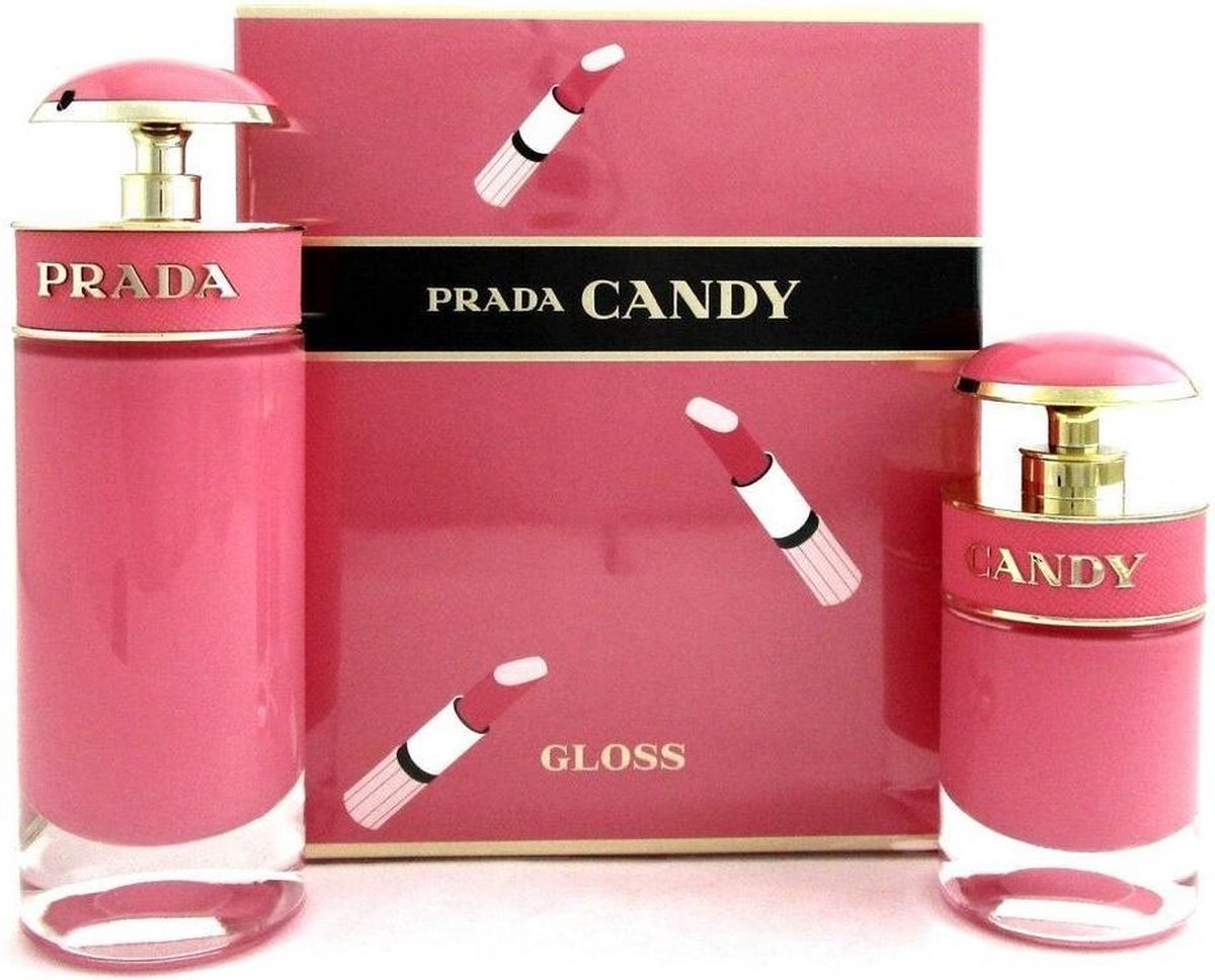 Prada Candy Gloss Eau De Toilette 80ml + Eau De Toilette 30ml