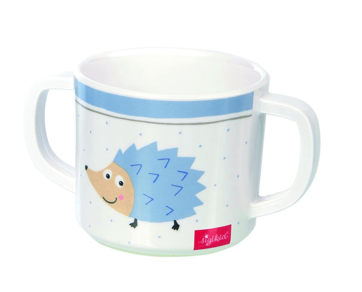 Sigikid Melamine baby geschenkset blauwe egel