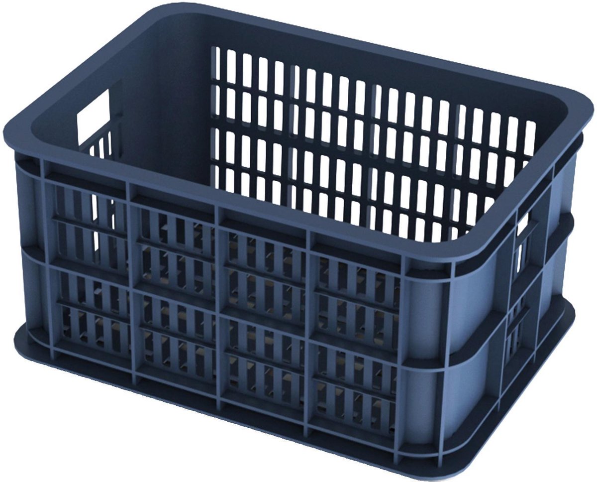 Basil Crate S - Fietsmand - Voorop - Kunststof - Bluestone