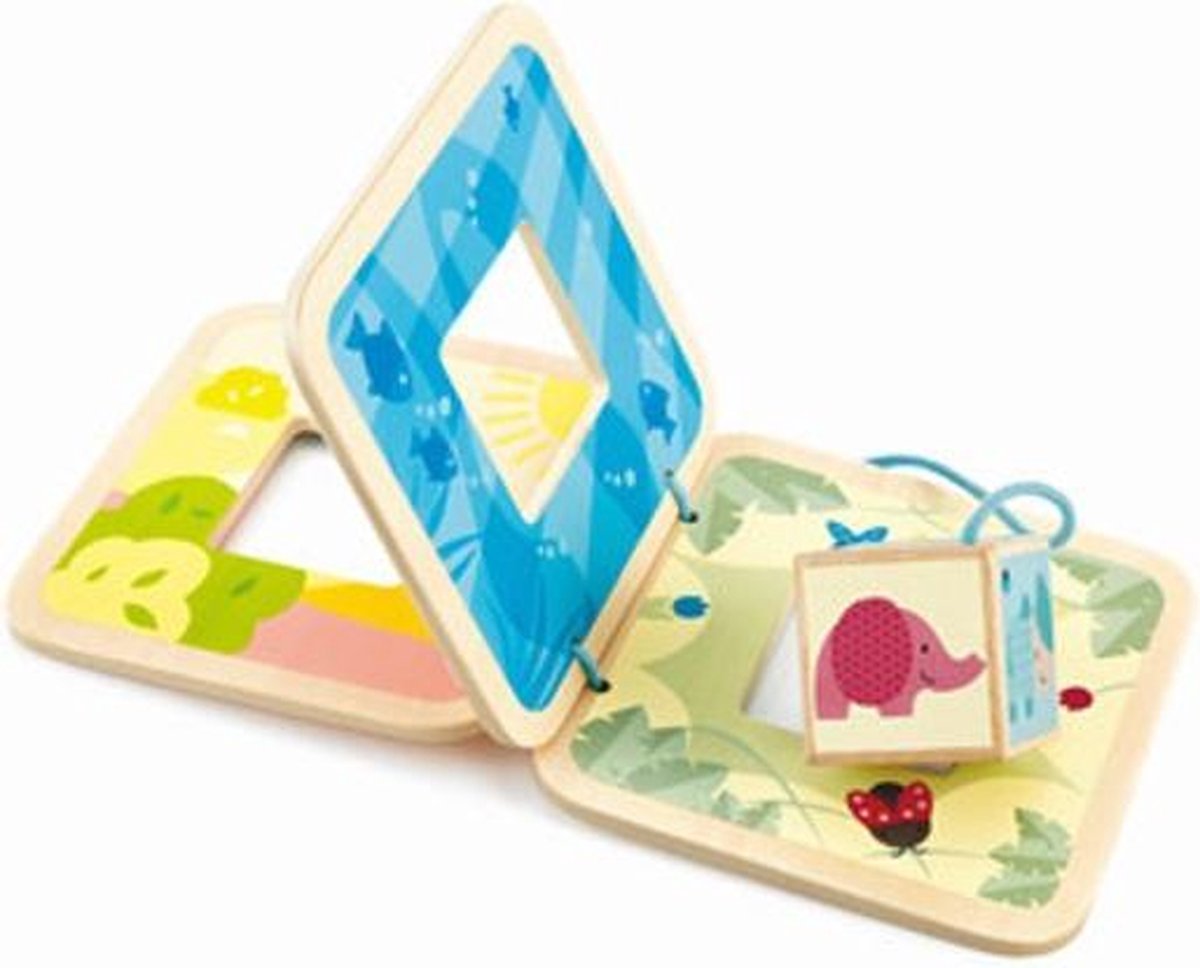 houten ontdekkingsboekje Emil Hape