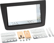 2-DIN Paneel Alfa Romeo MiTo 2008-2014 Kleur: Zwart