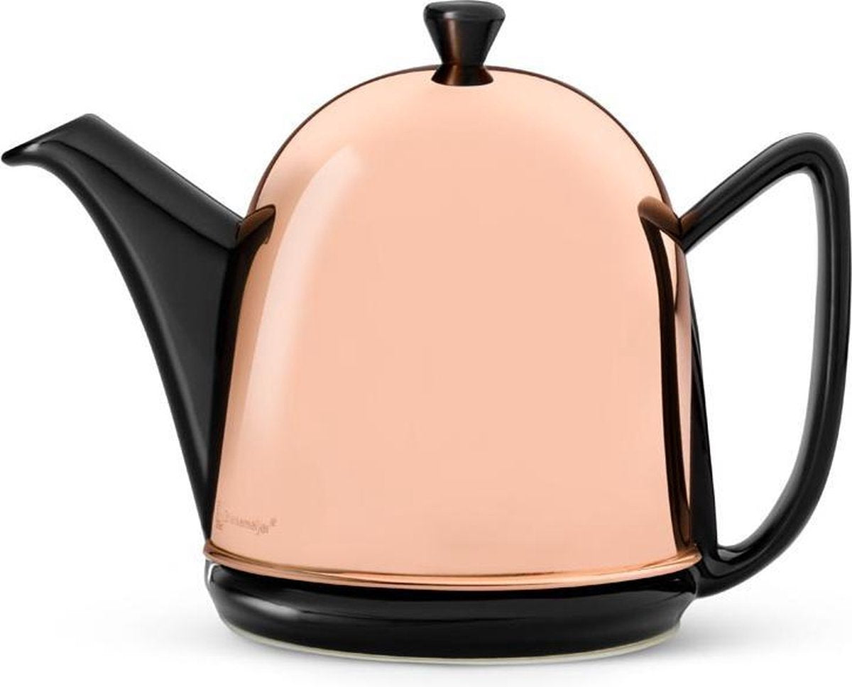 Bredemeijer Cosy Manto Theepot - 1 l - Koper/Zwart