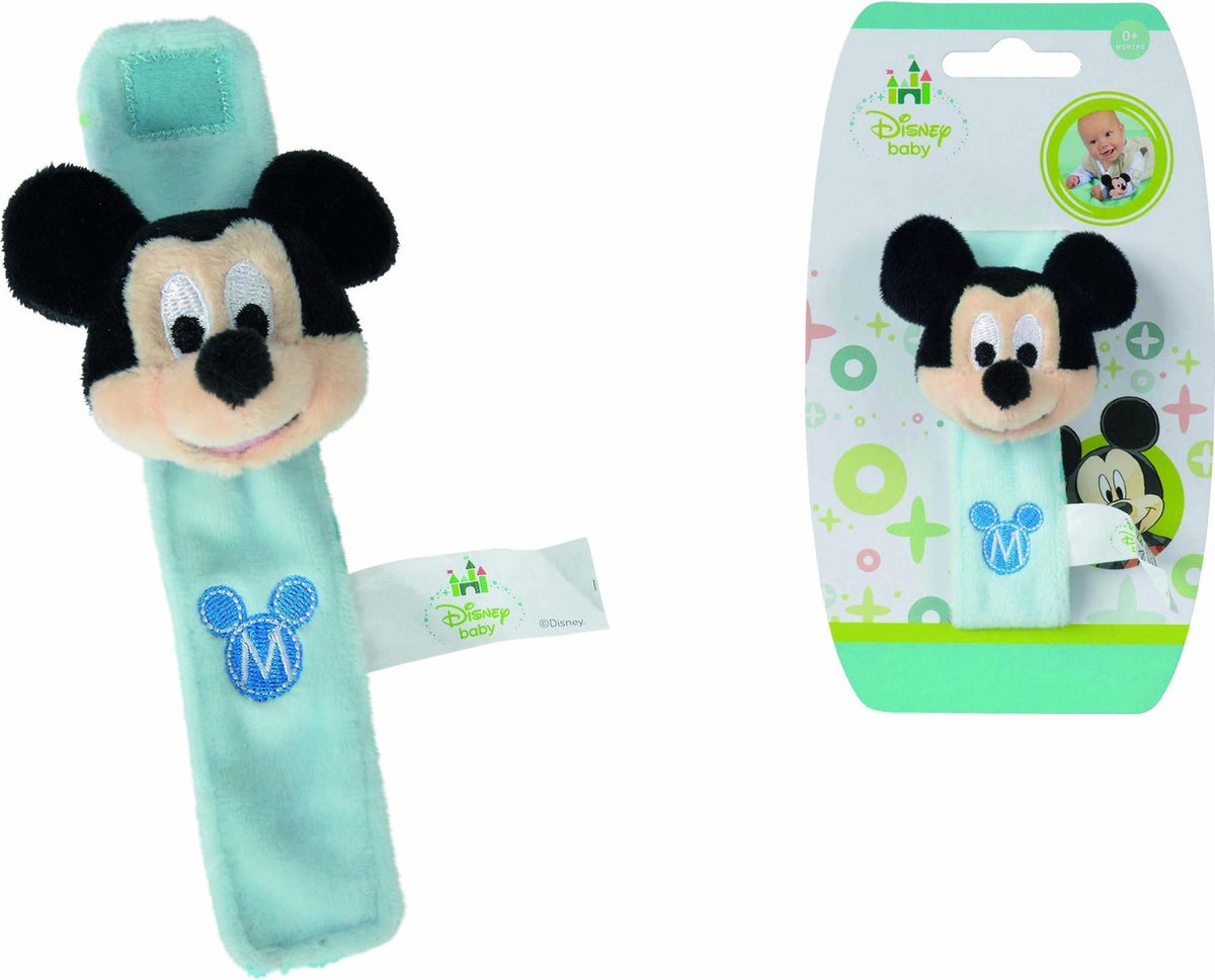 Disney Mickey Baby Pluche Arm Rammelaar