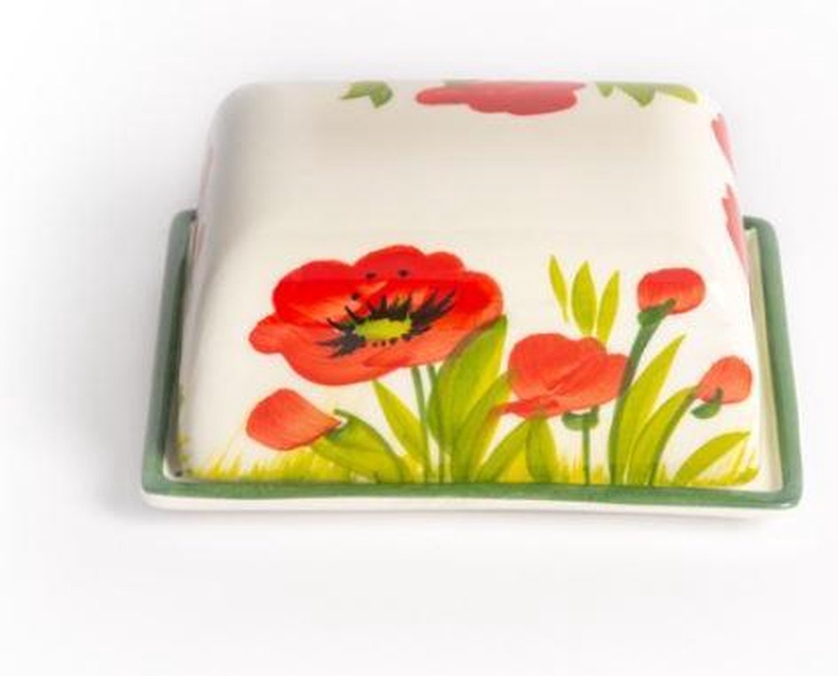 Botervloot klaproos 14 x 11 cm | EWBL20 | Piccobella