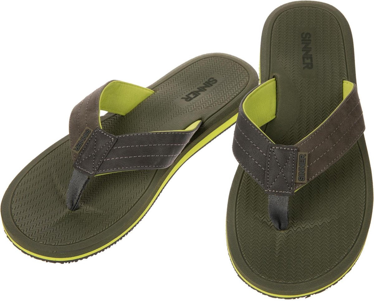 SINNER Lobos Heren Slippers - Donkergroen - Maat 44