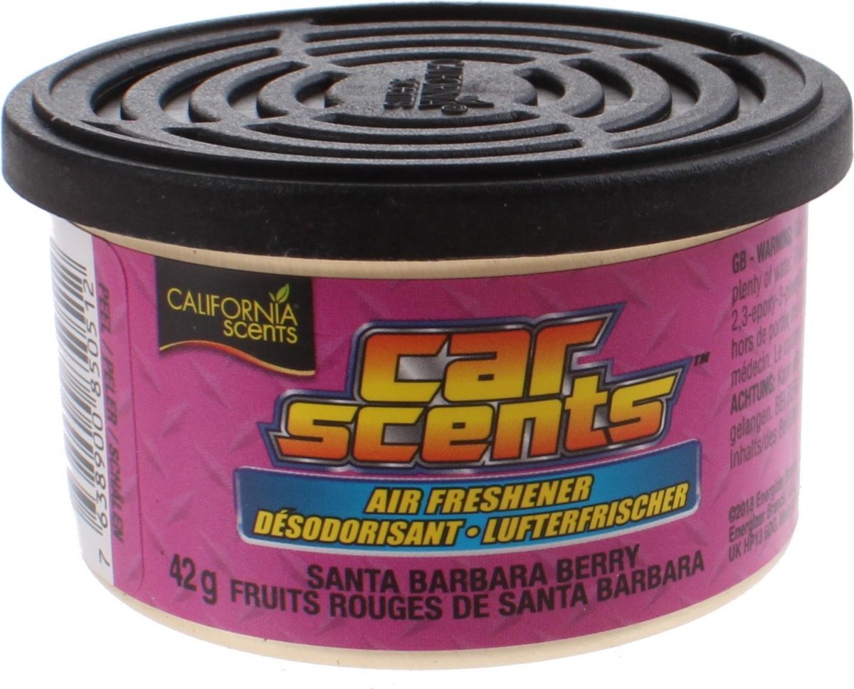 California Scents Luchtverfrisser Blik Santa B Berry 42 Gram