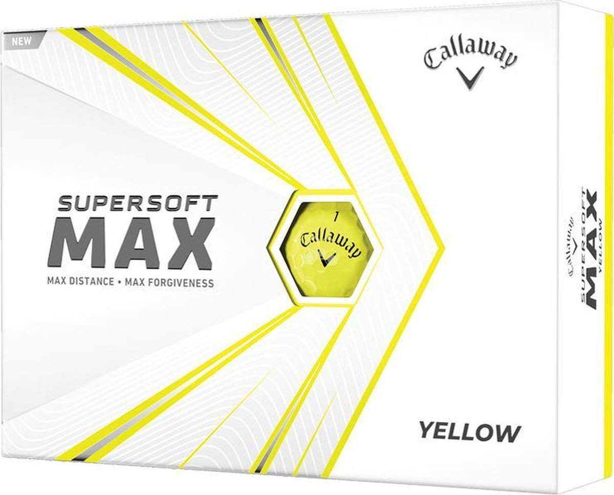 Callaway SuperSoft 2021 Golfballen - Geel