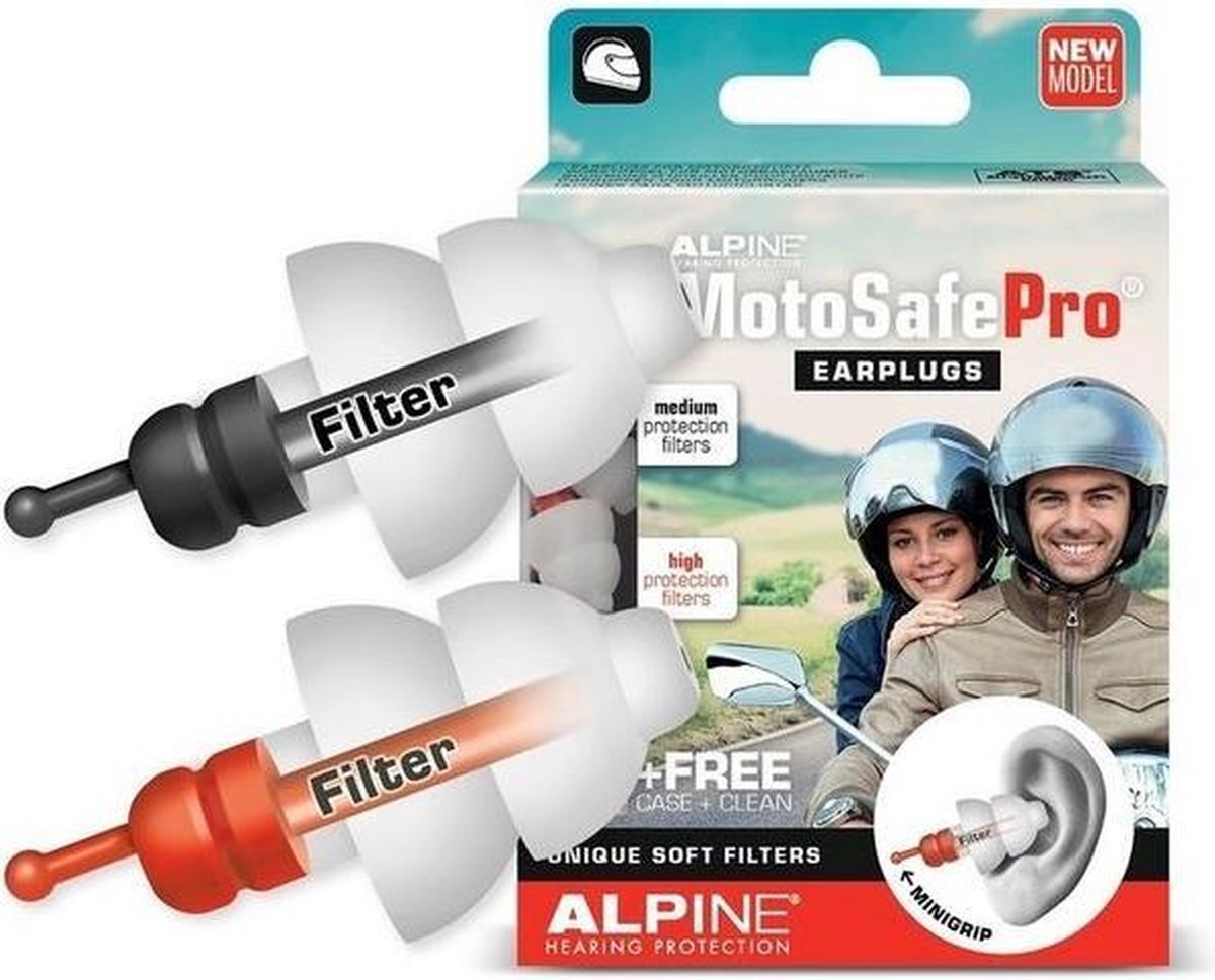 Alpine MotoSafe Pro minigrip motoroordoppen