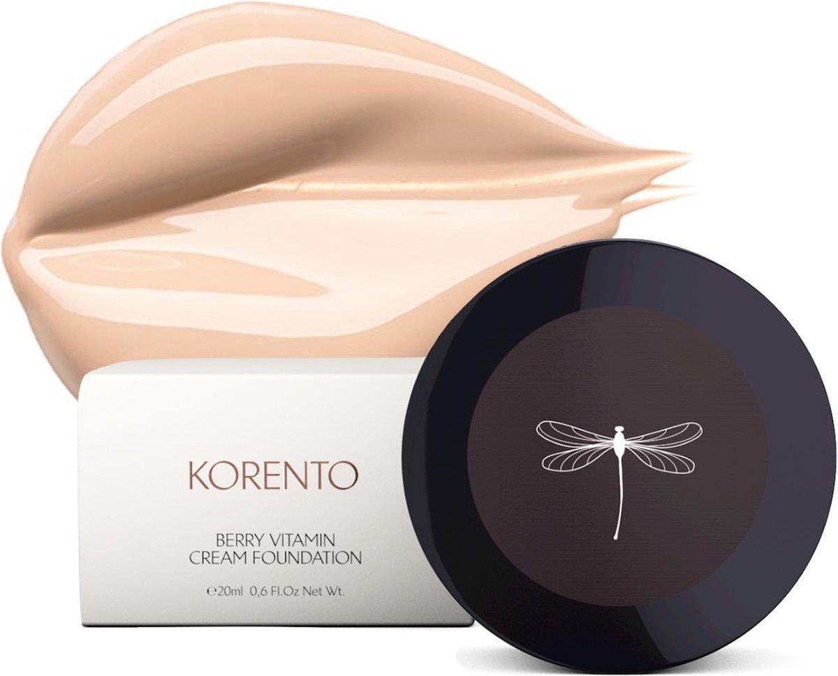 Korento - Natuurlijke Foundation -  Crème -  Warm 02