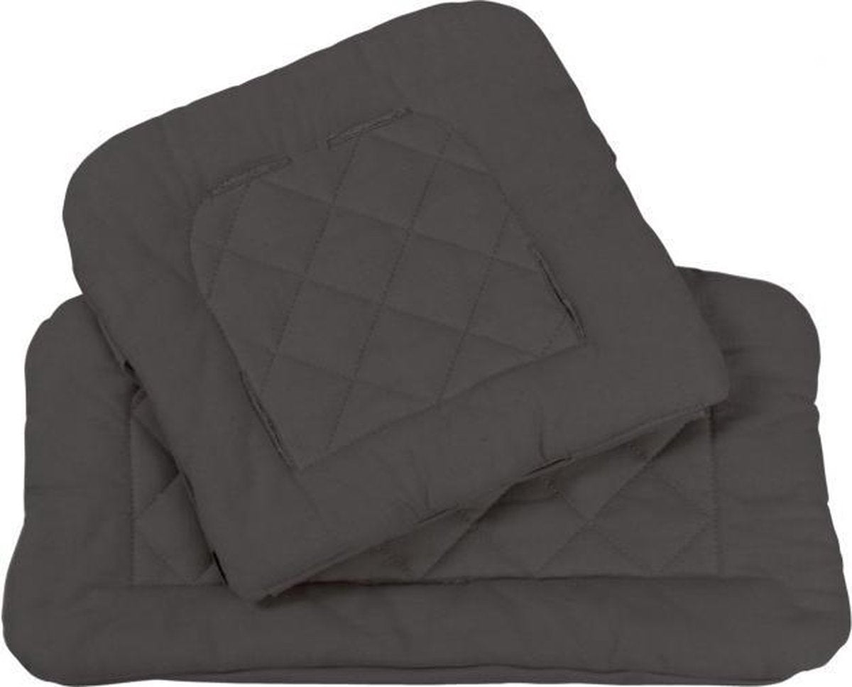 Kidsmill Up! Quilted Kussen Antraciet