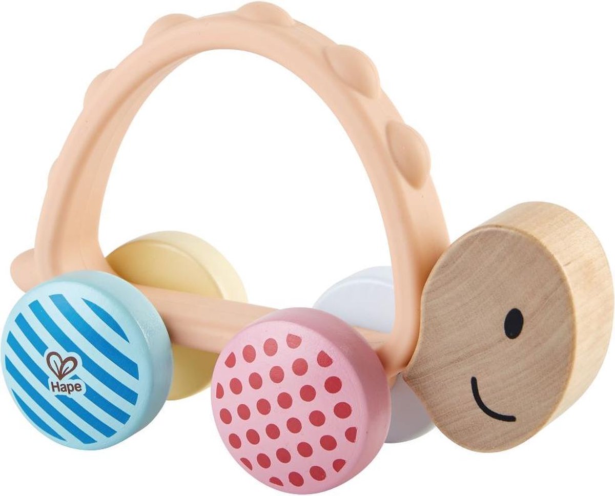 Hape - Toby turbo schildpad - Educatief kinderspeelgoed - Geschikt als kraam cadeau / geboorte cadeau