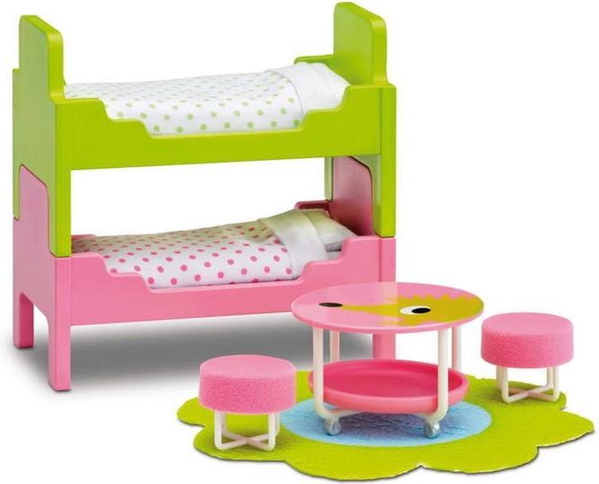 Lundby poppenhuis Smaland kinderkamer met stapelbed