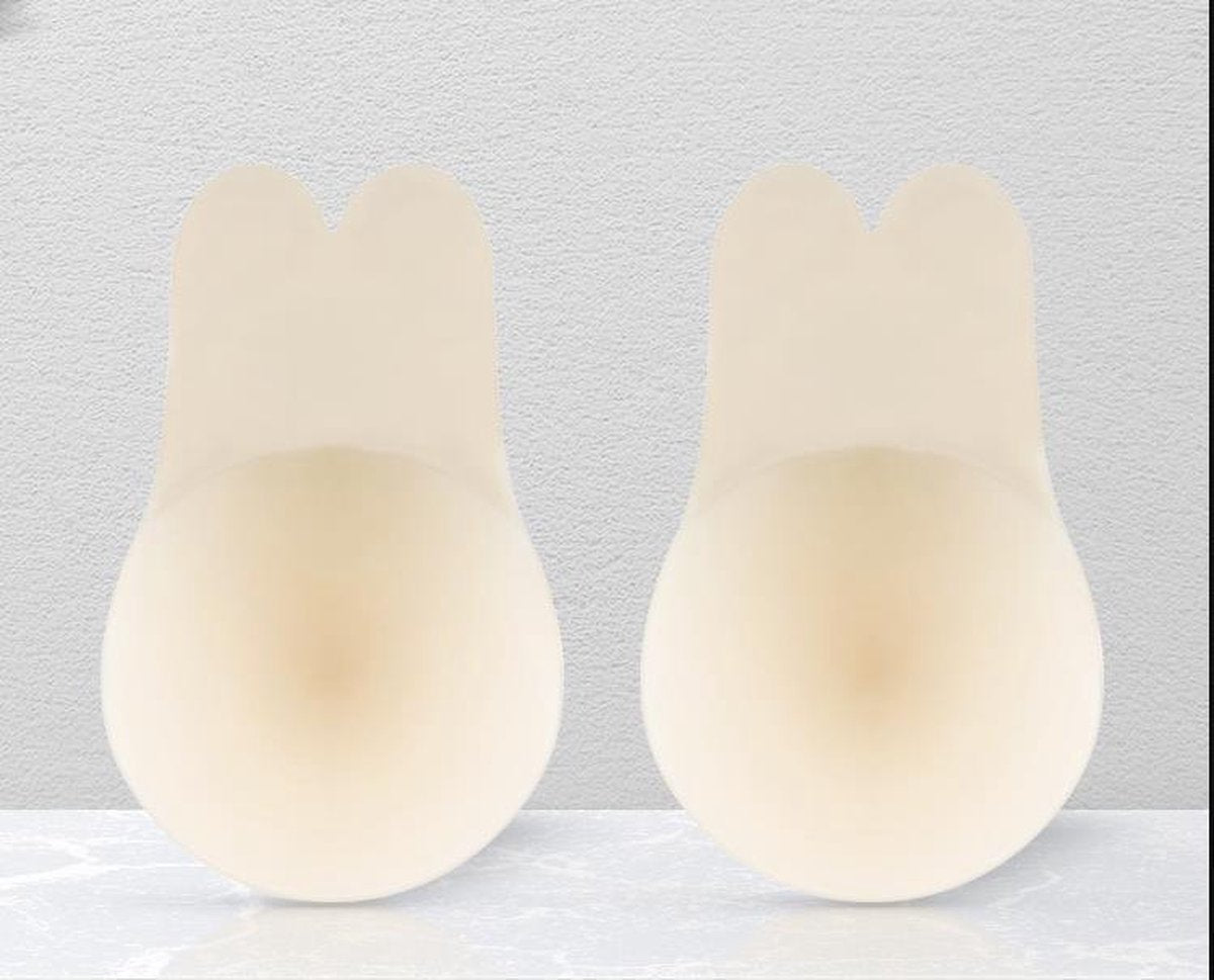 Phannie Strapless Plak Beha - Zelfklevende Siliconen BH - Nude - M