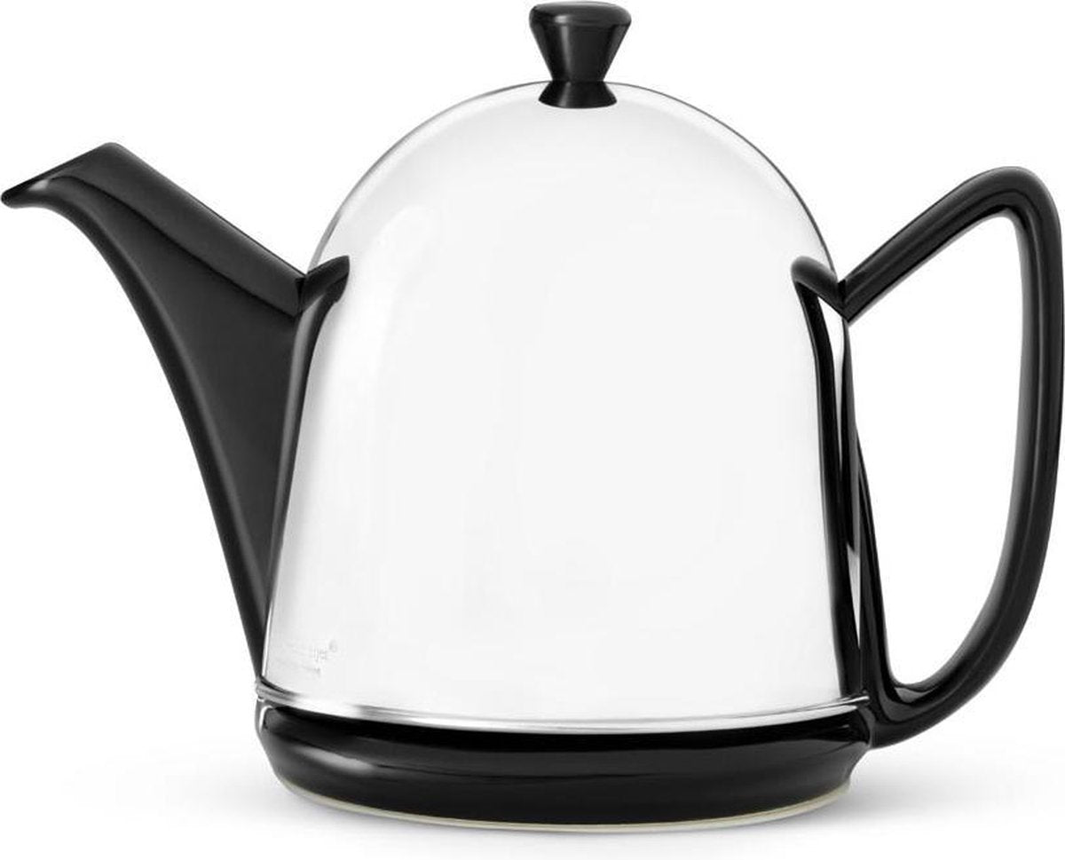 Bredemeijer Cosy Manto Theepot - 1 l - RVS - Zwart