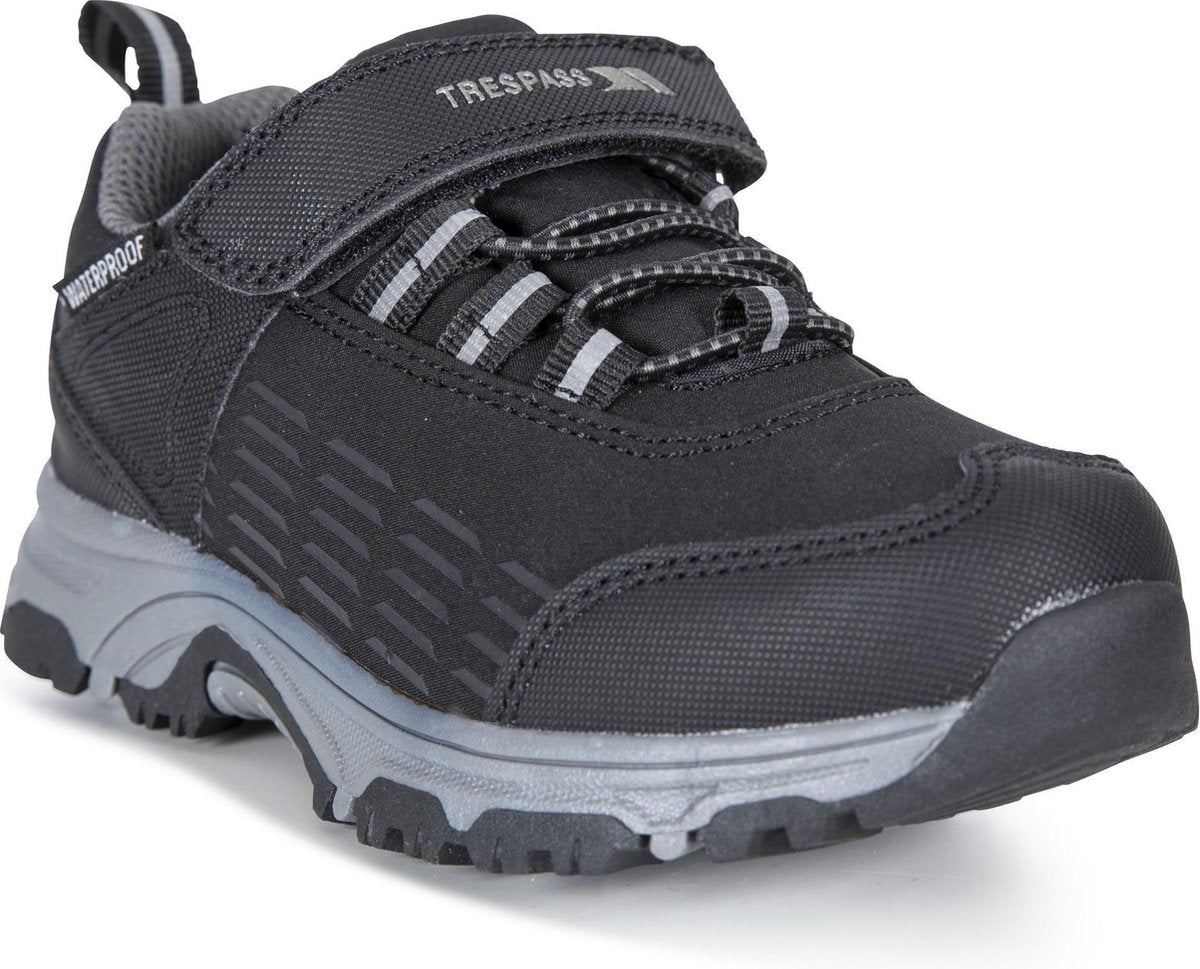 Trespass Childrens/Kids Harrelson Low Cut Hiking Trainers (Black)