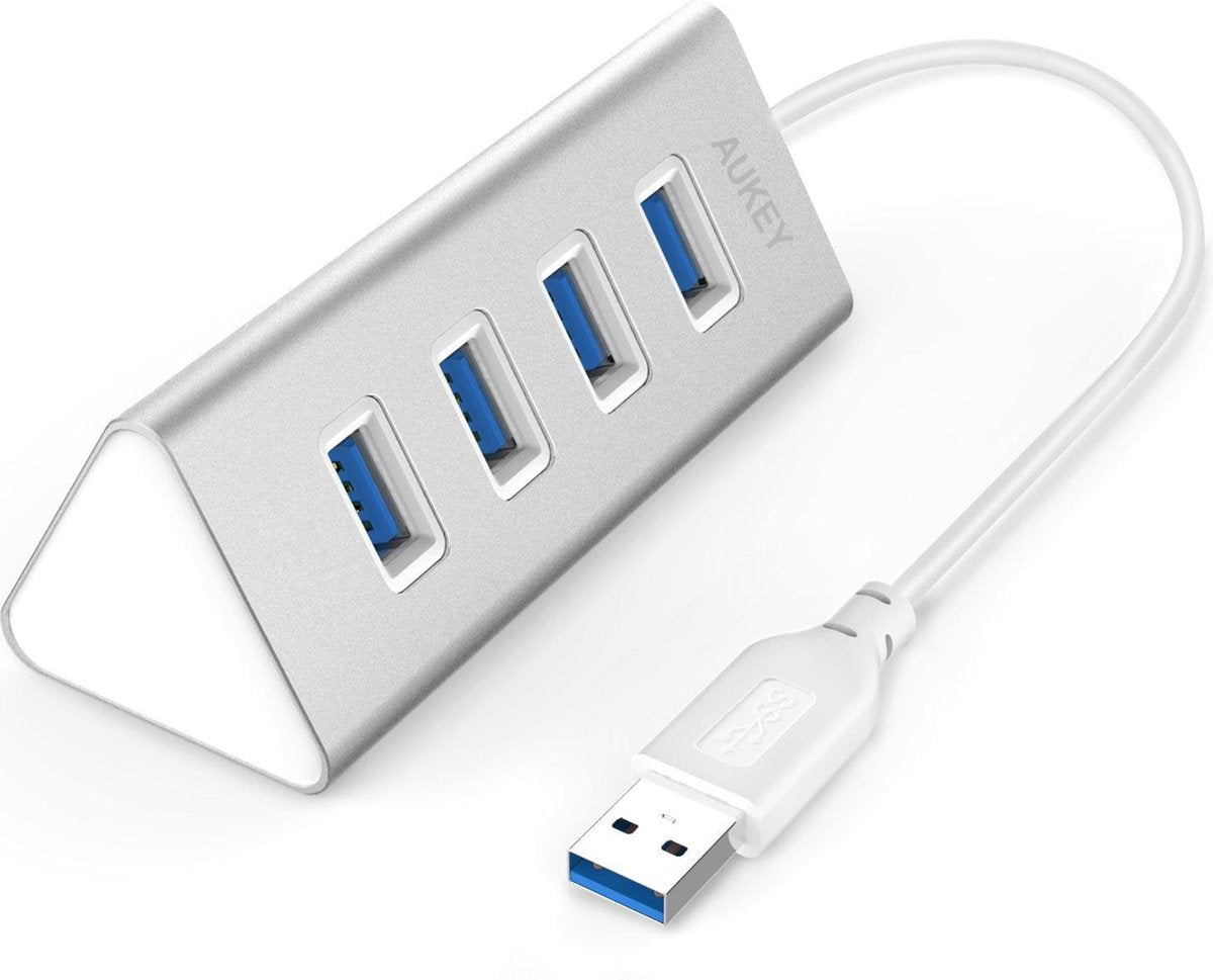 AUKEY cb-h31 - Aluminium USB 3.0-hub met 4 poorten