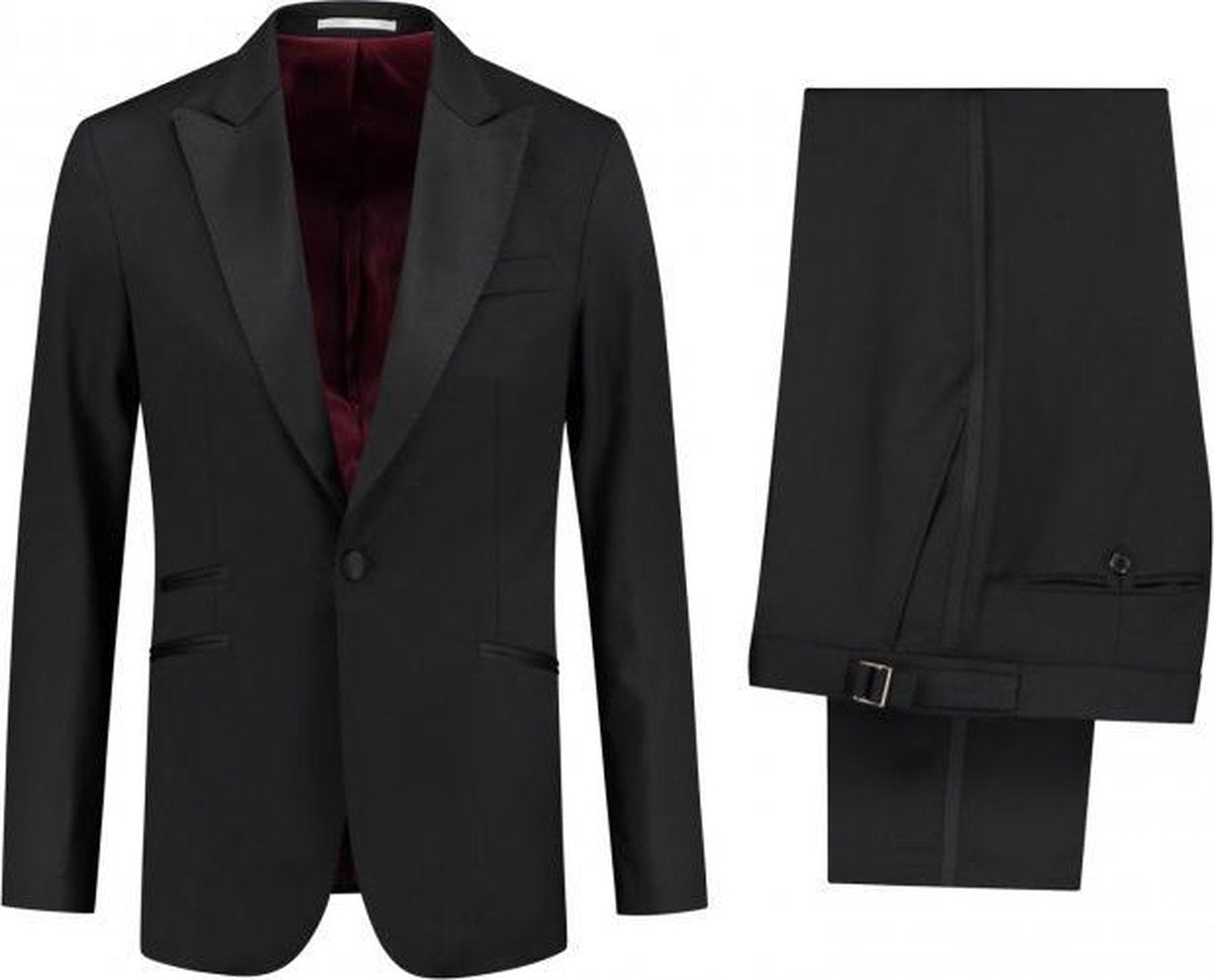 GENTS | Smoking slimfit scheerwol 2delig 0053 Maat 56