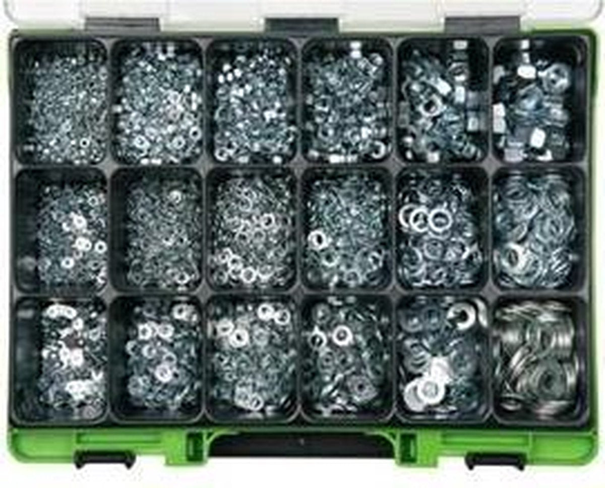 Reca Viso-Koffer moeren assortimentM3-M10 DIN125/127/934 VZ