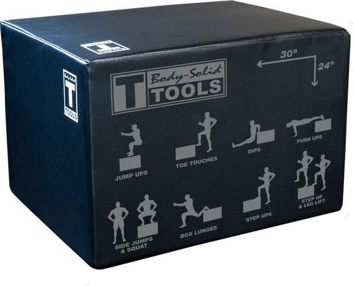 Body-Solid Soft-Sided Plyo Box - Foam - Zwart