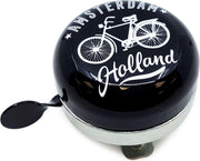 Amsterdam - Fietsbel - Zwart - 58 mm
