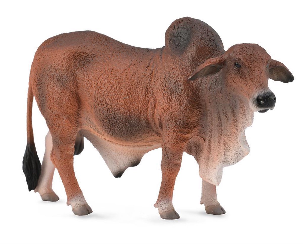Collecta Boerderijdieren: Brahmaan Stier 13 Cm Rood