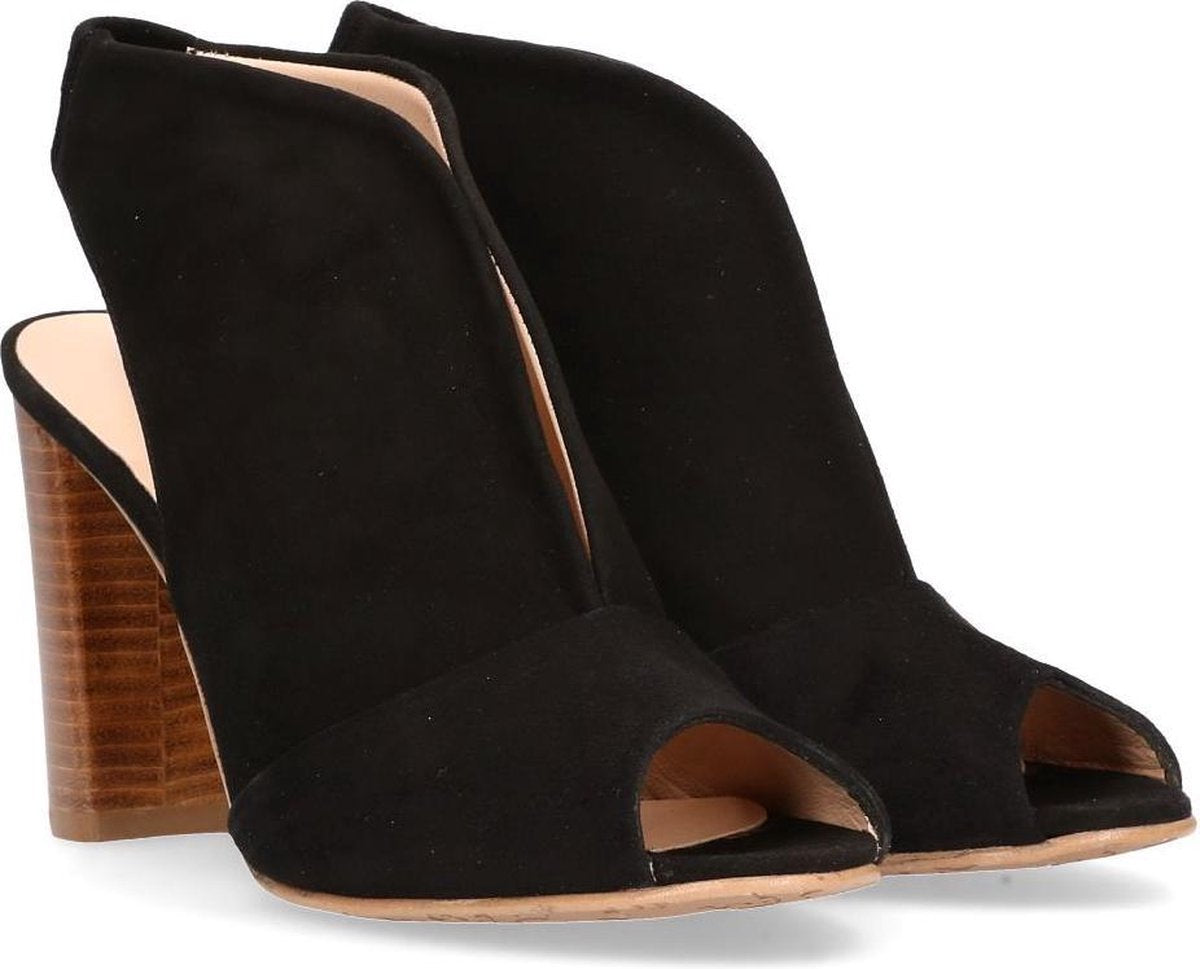 Van Dalen Pump suede 2186 Vrouwen Pumps - Zwart - maat 40