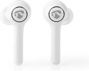 Volledig draadloze Bluetooth®-oordopjes | 6 uur afspeeltijd | Spraakbediening | Aanraakbediening | Charging case | Wit